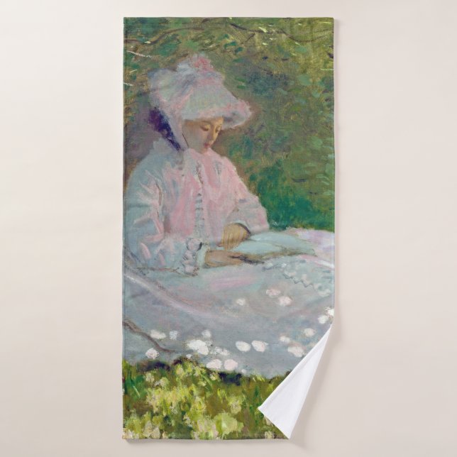 Toalha De Banho Primavera, Monet (Toalha de Banho)
