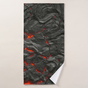 Toalha De Banho Queimaduras de lava quente vulcânicas