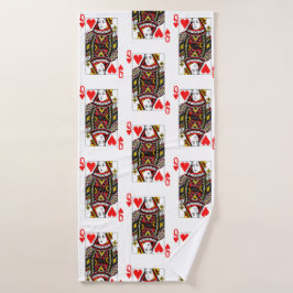 Toalha De Banho Rainha Antica de Corações