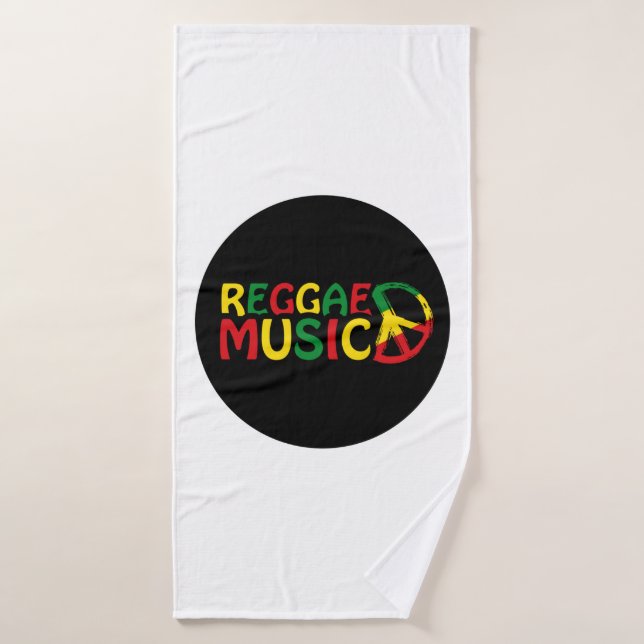 Toalha De Banho Reggae Music design, reggae art (Toalha de Banho)
