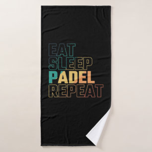 Toalha De Banho Repetição do Padel de Sono