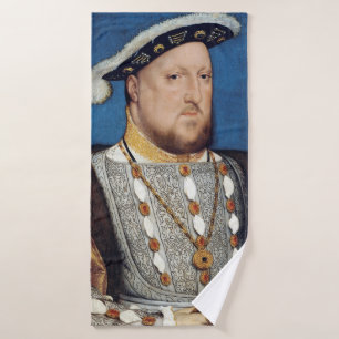 Toalha De Banho Retrato de Henrique VIII da Inglaterra, Holbein