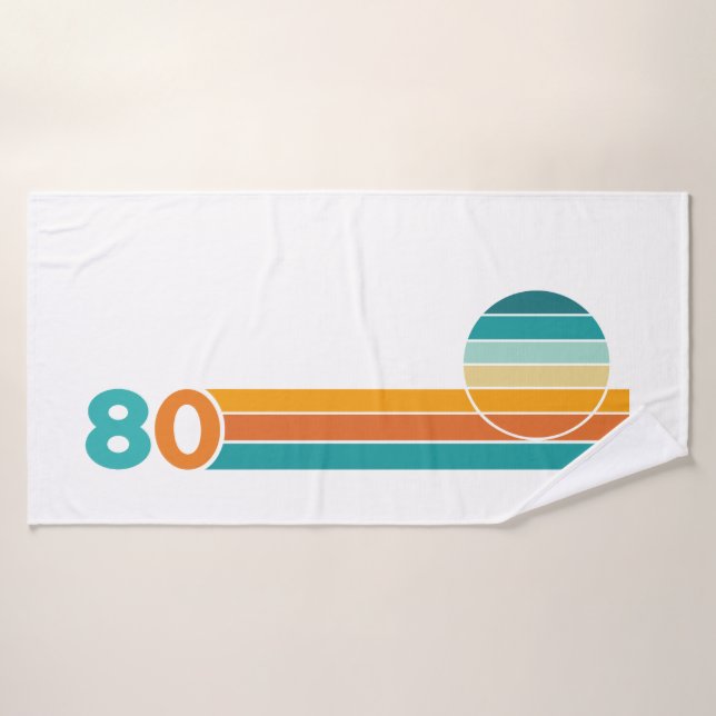 Toalha De Banho Retro Sunset 80 (Toalha de Banho)
