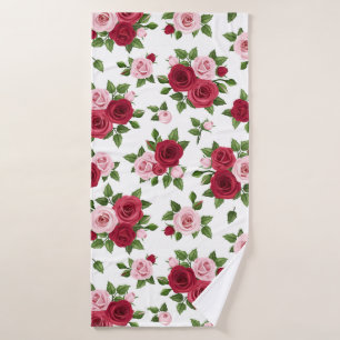 Toalha De Banho Rosas do amor