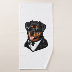 Toalha De Banho Rottweiler O Guarda-costas