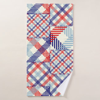 Toalha De Banho Seamless background pattern. Patchwork pattern of 