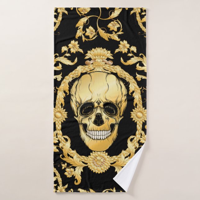 Toalha De Banho Seamless pattern, background In baroque, rococo, v (Toalha de Banho)
