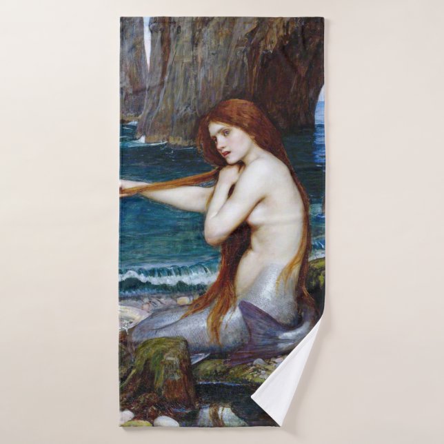 Toalha De Banho Sereia, John William Waterhouse (Toalha de Banho)