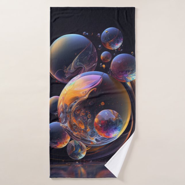 Toalha De Banho Serviette de plage art abstrait (Toalha de Banho)