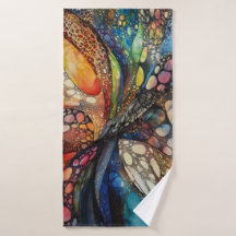 Serviette de plage art abstrait