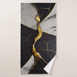 Toalha De Banho Serviette de plage art abstrait