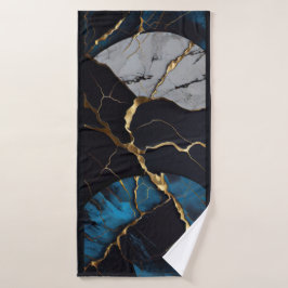 Toalha De Banho Serviette de plage art abstrait