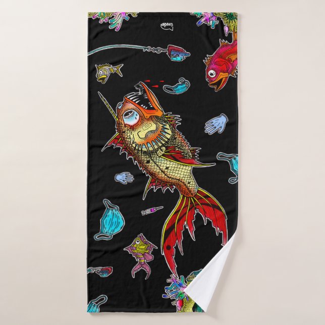 Toalha De Banho Serviette de plage Corona Worries (Toalha de Banho)