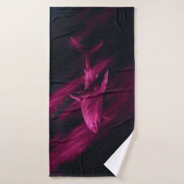 Toalha De Banho Shark Pink 30 X 60 Bath Towel
