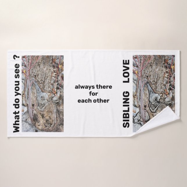 Toalha De Banho Sibling Love Bath Towel (Toalha de Banho)