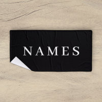 Simples Preto Personalizado Adicionar Seu Nome Ele