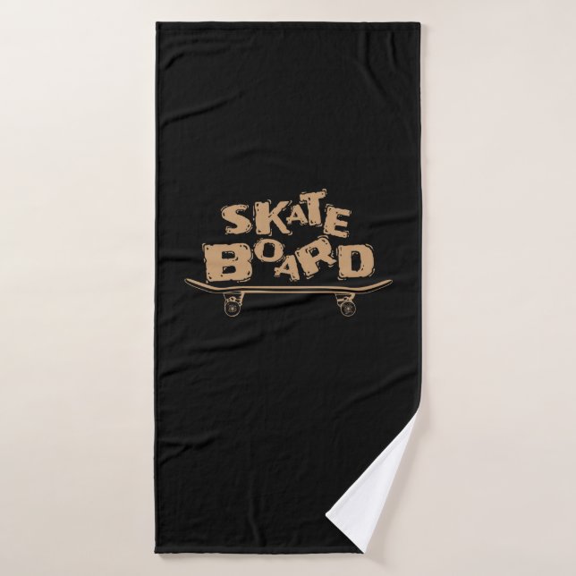 Toalha De Banho Skate Board (Toalha de Banho)