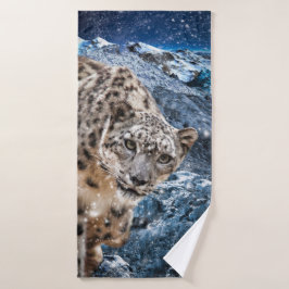 TOALHA DE BANHO SNOW LEOPARD CLOUD WALKER