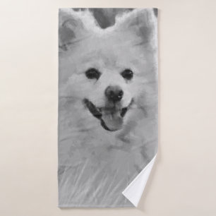 Toalha De Banho Spitz Japonês