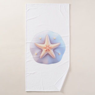 Toalha De Banho Starfish numa Pedra de Forma Única