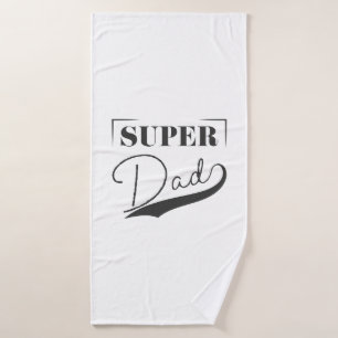 Toalha De Banho Super Pai