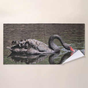 Toalha De Banho Swan Negro