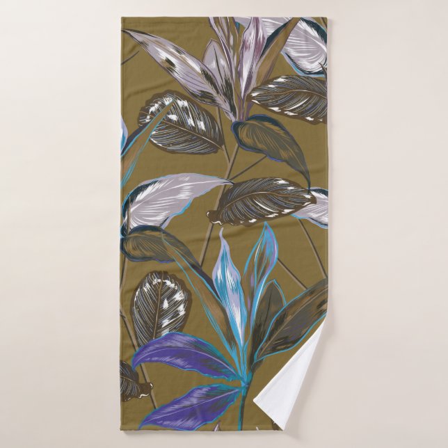 Toalha De Banho Textura de parede antiga com fissuras, fundo retrô (Toalha de Banho)