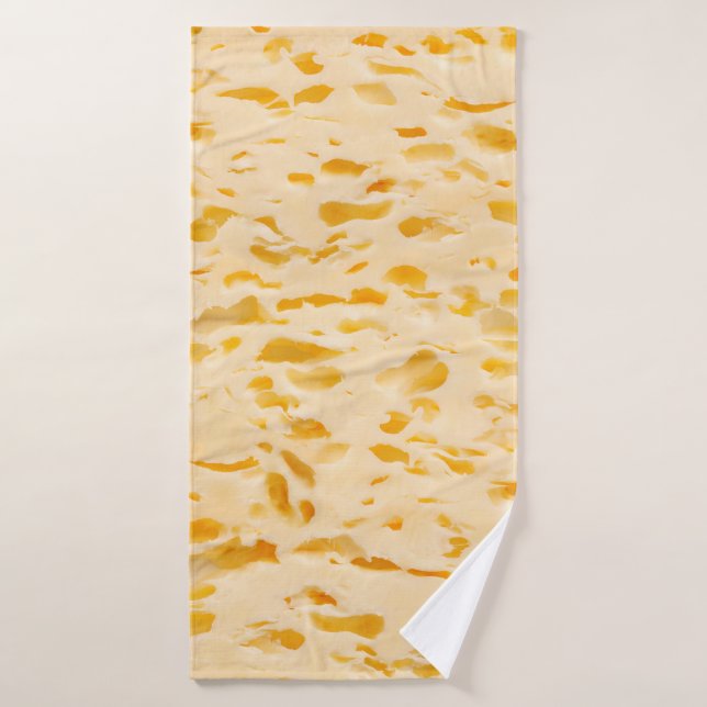 Toalha De Banho Textura de queijo com orifícios (Toalha de Banho)