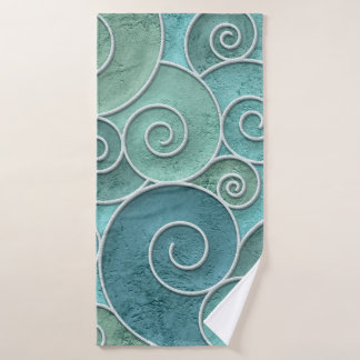 Toalha De Banho Textura sem soldadura de parede com espiral,