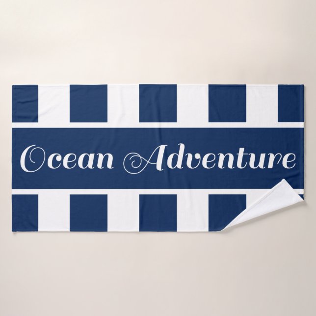 Toalha De Banho Torre Náutica de Banho do Oceano (Toalha de Banho)