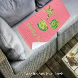 Toalha De Banho Trio Exótico