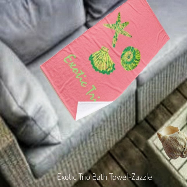 Toalha De Banho Trio Exótico (Criador carregado)