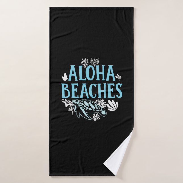 Toalha De Banho Turtle Lover | Praias Aloha (Toalha de Banho)