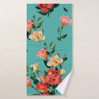 Toalha De Banho Um padrão floral constante no estilo vitoriano. Bo