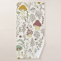 Um padrão perfeito. Conjunto de plantas selvagens 