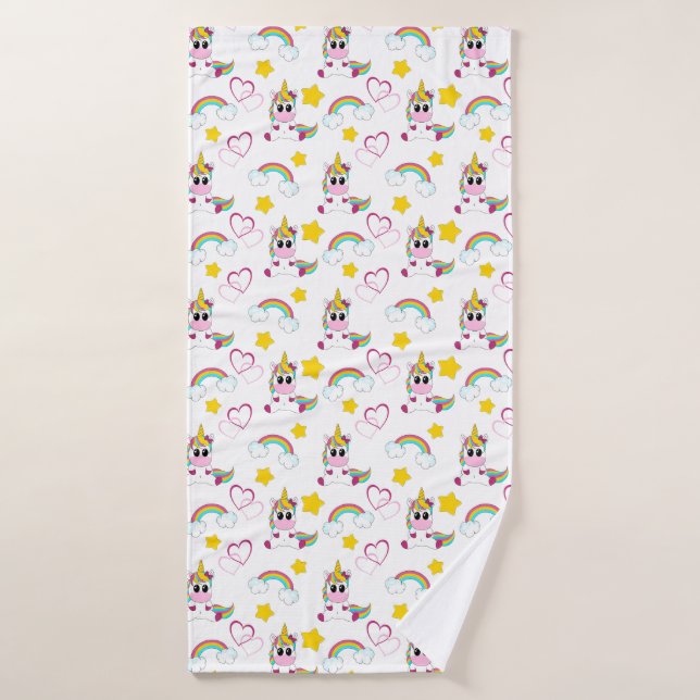 Toalha De Banho Unicorn pattern (Toalha de Banho)