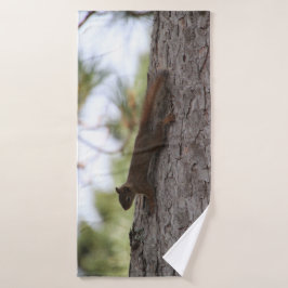 Toalha De Banho Upside Down Squirrel Bath Towel