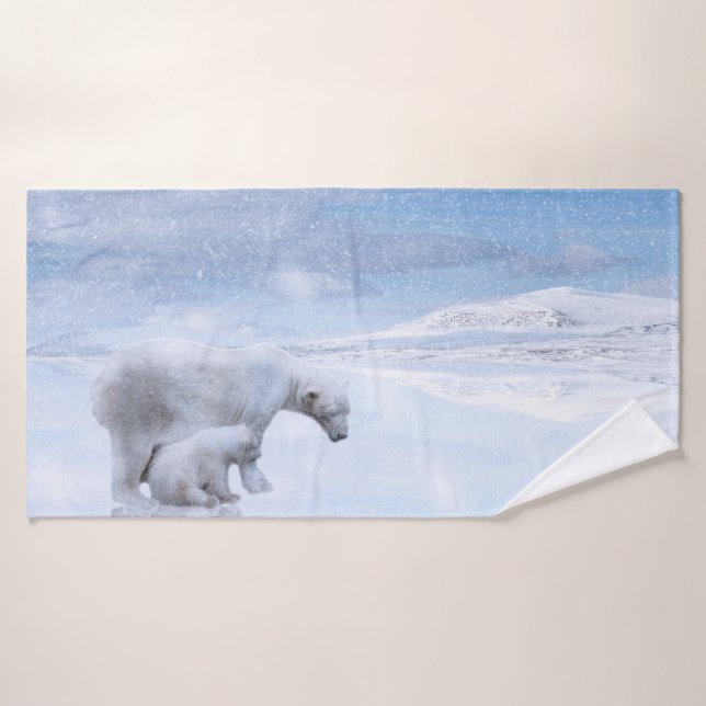 Toalha De Banho Ursinho-polar (Toalha de Banho)