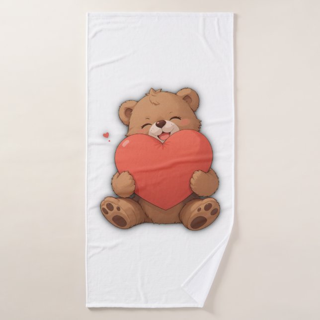 Toalha De Banho Urso-de-abóbora (Toalha de Banho)