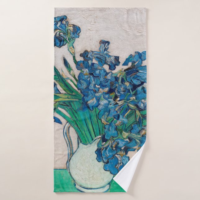 Toalha De Banho Vase com irlandeses, Van Gogh (Toalha de Banho)