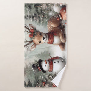 Toalha De Banho Vedante/boneco de neve clássico
