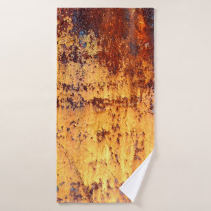 Toalha De Banho Velho fundo e textura de ferrugem metálica, metal