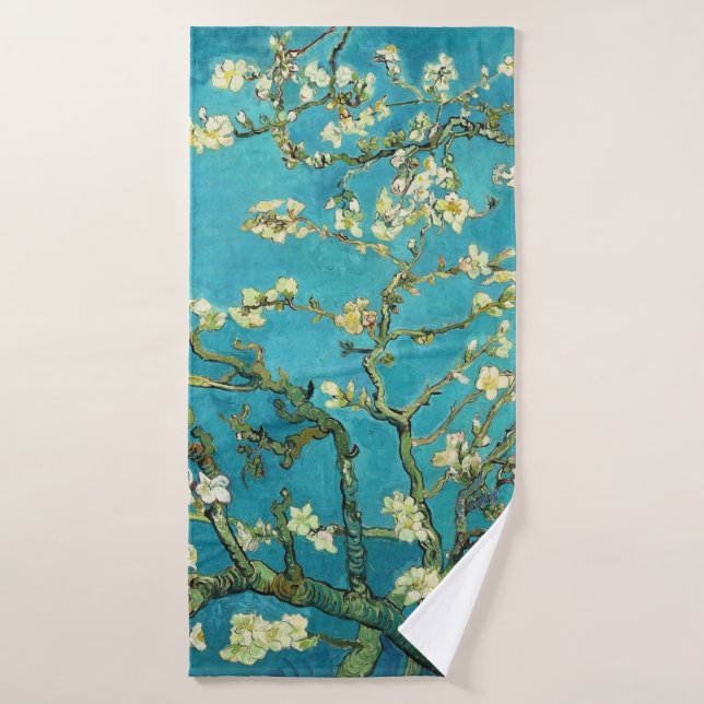Toalha De Banho Vincent Van Gogh Blossoming Almond Tree Arte Flora (Toalha de Banho)