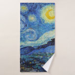 Toalha De Banho Vincent Van Gogh Starry Night Vintage<br><div class="desc">Vincent Van Gogh Starry Night Vintage Bath Towel</div>