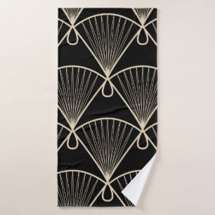 Toalha De Banho vintage seamless pattern ornament with stylized ge