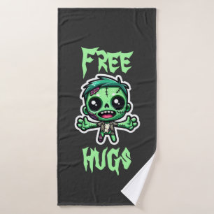 Toalha De Banho Zombie engraçado