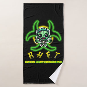 Toalha De Banho Zombie engraçado
