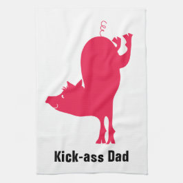 Toalha de Barbeque Red Hog