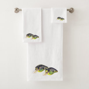 Toalha de cárter de pesca de latão