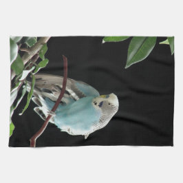 Toalha de cozinha azul de Budgie
